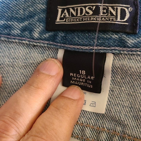Woman's lands end jeans NWT size 18 - Picture 4 of 8